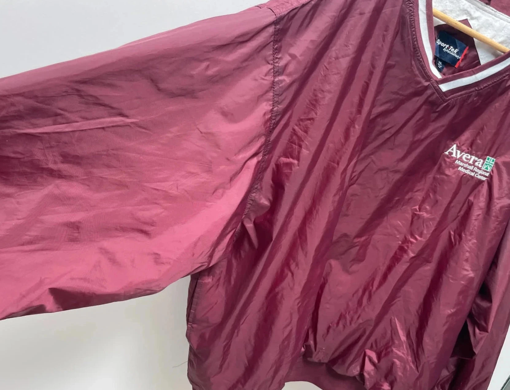 Vintage Nylon Pullover Avera Burgundy 3XL Mens – photo 7